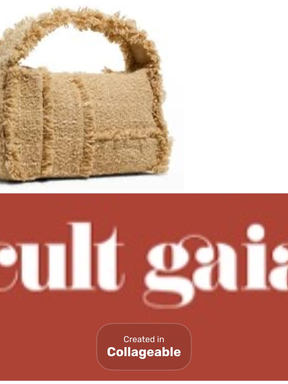 ‼️WOW‼️ CULT GAIA Malfi 
Fringe Patchwork Wool Shoulder Bag‼️ 100% AUTHENTIC